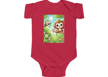 Monkey Treehouse Adventure Infant Fine Jersey Bodysuit