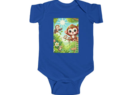 Monkey Treehouse Adventure Infant Fine Jersey Bodysuit