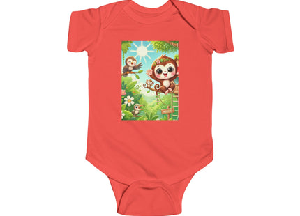 Monkey Treehouse Adventure Infant Fine Jersey Bodysuit