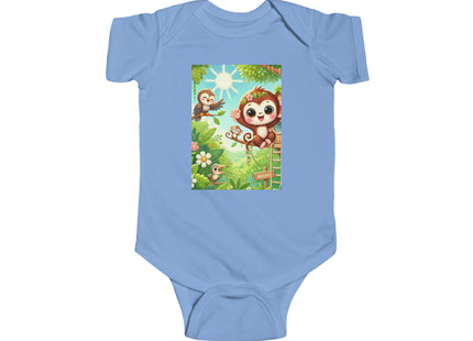 Monkey Treehouse Adventure Infant Fine Jersey Bodysuit