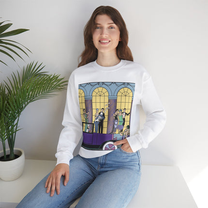 Au Revoir by George Barbier Heavy Blend™ Crewneck Sweatshirt