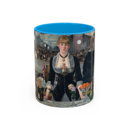 A Bar at the Folies-Bergère by Edouard Manet Colorful Mugs (11oz, 15oz)