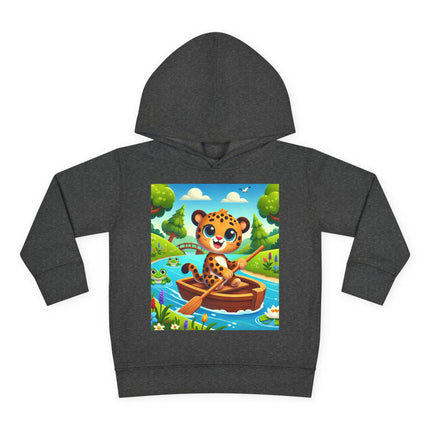 Little Explorer on the River Toddler Pullover Fleece Hoodie