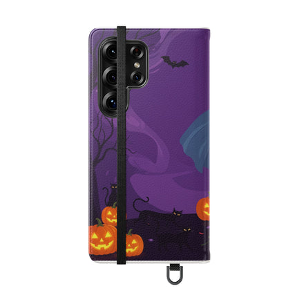 🎭🌹 The Harlequin Rose Masquerade Flip Case – Theatrical Halloween Romance