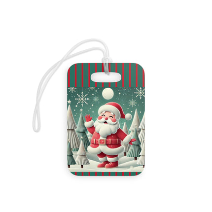 Santa's Joyful Night Luggage Tag