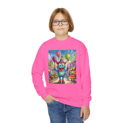 Monster Parade Madness Youth Crewneck Sweatshirt