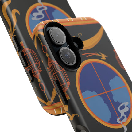 Art Deco Lounge Phone Case – Opulent Smoke & Timeless Glamour
