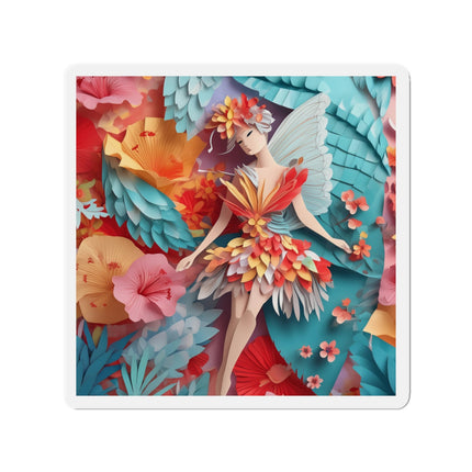 Hibiscus Fairy Die-Cut Magnets (4 Sizes)
