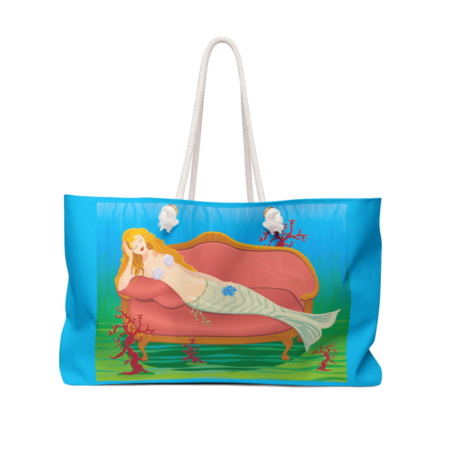 A Mermaid's Peaceful Refuge Weekender Bag