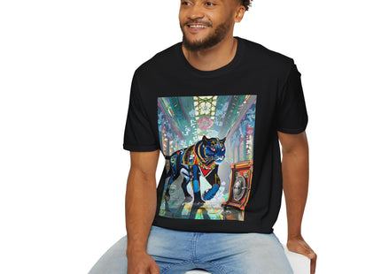 Cyber Panther's Hunt Softstyle T-Shirt
