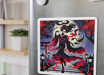 Halloween Sorceress Die-Cut Magnets (4 Sizes)