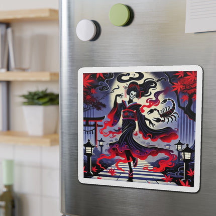 Halloween Sorceress Die-Cut Magnets (4 Sizes)