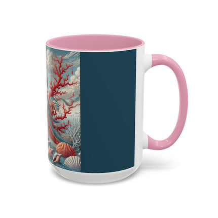 Ladies by the Quiet Sea Colorful Mugs (11oz, 15oz)