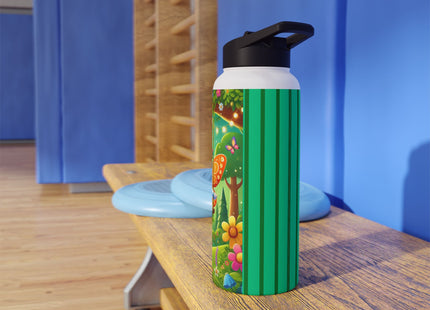 Robot Fairy Stainless Steel Water Bottle, Standard Lid