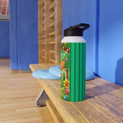 Robot Fairy Stainless Steel Water Bottle, Standard Lid
