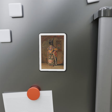 A Buddhist Lama at a Feast at Pemionchi Monastery by Vasily Vereshchagin Die-Cut Magnets (5 Sizes)