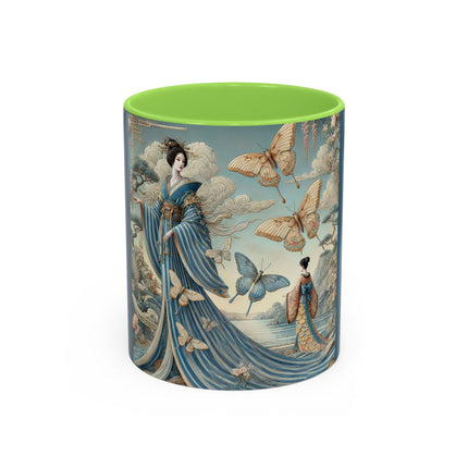 Butterfly Empress Colorful Mug – Graceful Butterflies & Timeless Elegance