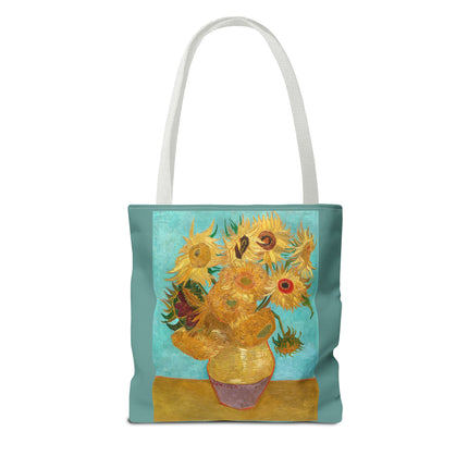 Vase with Twelve Sunflowers by Vincent Van Gogh Tote Bag (AOP)