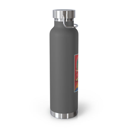 July & Ruby (from the Gem Series) by Sofia Chiostri Copper Vacuum Insulated Bottle, 22oz