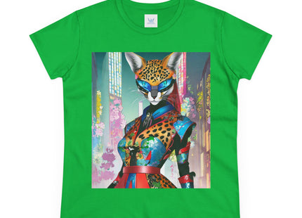 Cyber Cat Glamour Cotton Tee