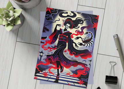 Halloween Sorceress Postcards (envelopes included) - Bundles of 10, 30, 50 Pieces