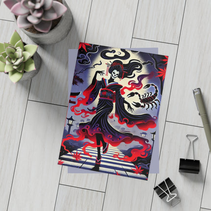 Halloween Sorceress Postcards (envelopes included) - Bundles of 10, 30, 50 Pieces