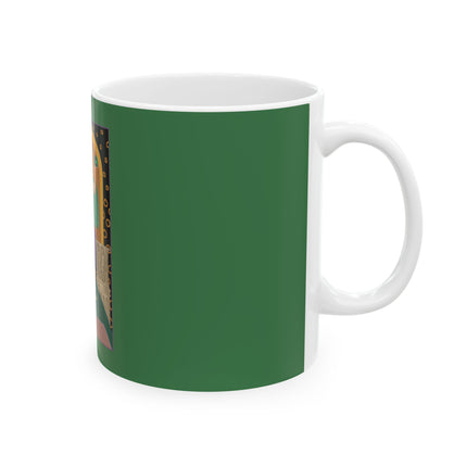 May & Emerald (from the Gem Series) by Sofia Chiostri Ceramic Mug 11oz