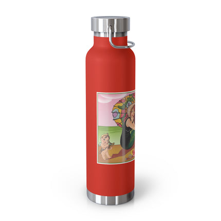 Siren Serenade by Carlo Chiostri Copper Vacuum Insulated Bottle, 22oz