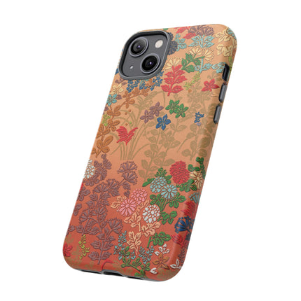 Ornamental Japanese Flower Pattern Phone Cases
