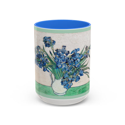 Irises by Vincent Van Gogh Colorful Mugs (11oz, 15oz)
