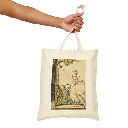 Sur talons rouges (On Red Heels) pl 02 by Gerda Wegener Cotton Canvas Tote Bag