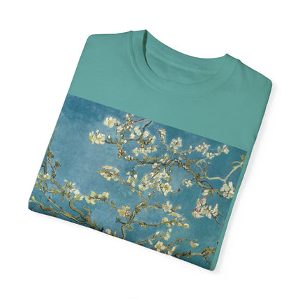 Almond Blossom by Vincent van Gogh Unisex Garment-Dyed T-shirt