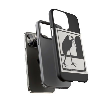 A Lame Marabou by Samuel Jessurun de Mesquita Phone Cases