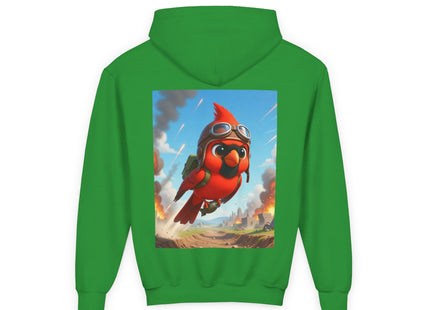 Cardinal Dive Bomber Youth Heavy Blend Hooded Sweatshirt