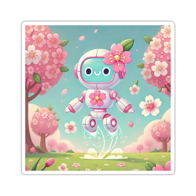 Sakura Sentinel Kiss-Cut Stickers (4 Sizes)