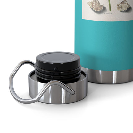 Tulip, Branches of Myrtle, and Shells by Maria Sibylla Merian Copper Vacuum Insulated Bottle, 22oz