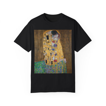 The Kiss by Gustav Klimt Unisex Garment-Dyed T-shirt
