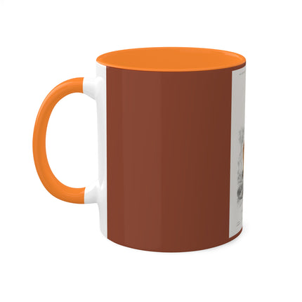 Giraffe by Charles Dessalines D' Orbigny Colorful Mugs, 11oz