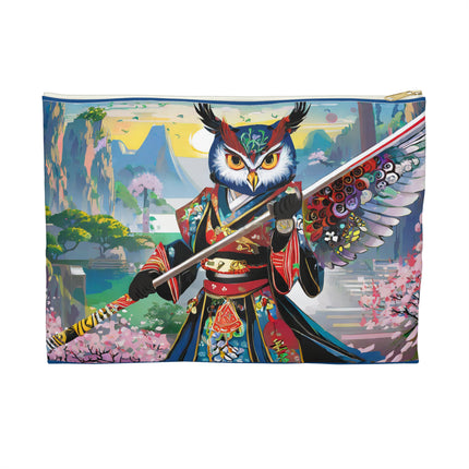 Cyberpunk Samurai Owl Pencil Case