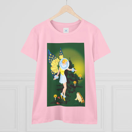 The Enchanted Encounter Women's Midweight Cotton Tee