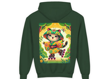 Firefly Dance on Wheels Youth Heavy Blend Hooded Sweatshirt