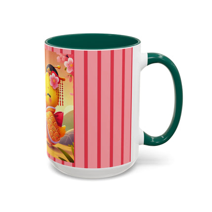 Whimsical Springtime Exchange Colorful Mugs (11oz, 15oz)