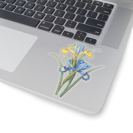 Spanish Iris botanical illustration by Pierre-Joseph Redouté Kiss-Cut Stickers (4 Sizes)