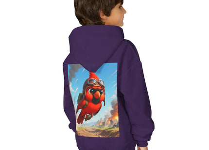 Cardinal Dive Bomber Youth Heavy Blend Hooded Sweatshirt