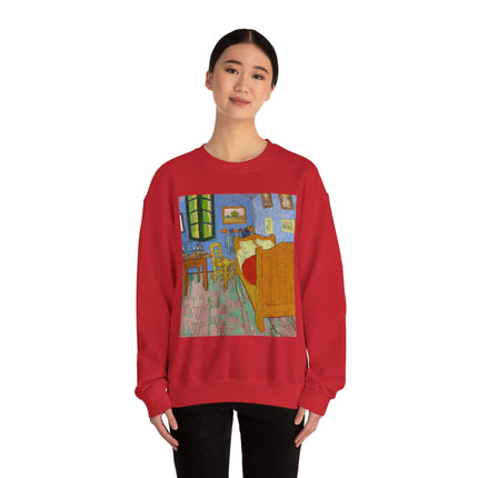 The Bedroom by Vincent van Gogh Heavy Blend™ Crewneck Sweatshirt