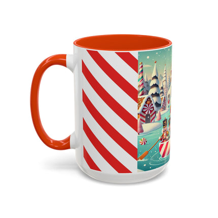 Nutcracker Candy-Striped Adventure Colorful Mugs (11oz, 15oz)
