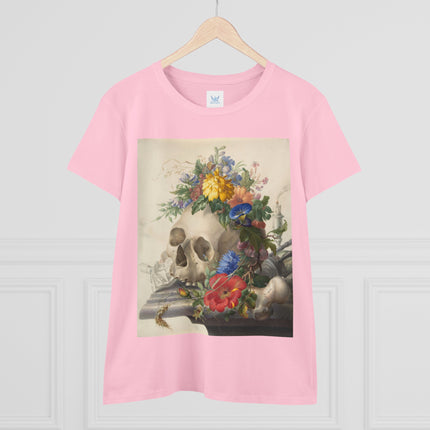 Vanitas Still Life by Herman Henstenburgh Women's Midweight Cotton Tee