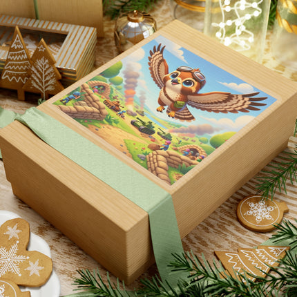 🦅✈️ The Red-Tailed Hawk in Battle Kiss-Cut Sticker – Flight, Courage & High-Flying Adventure