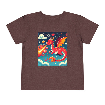 Starry Sky Dragon Toddler Short Sleeve Tee