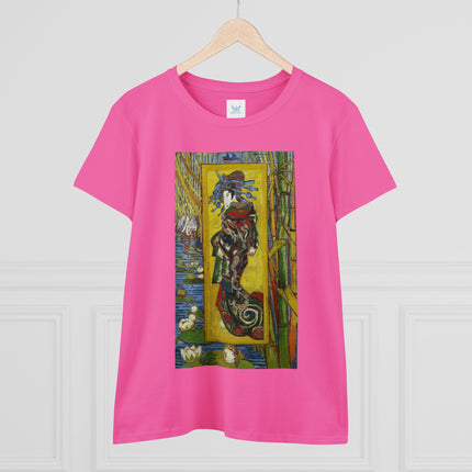 Courtesan (after Eisen) by Vincent van Gogh Women's Midweight Cotton Tee
